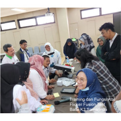 Flicker Fusion Test | Alat uji Frekuensi subject kedipan mata