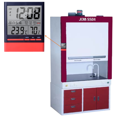 Stainless Steel Fume Hood + Wet Scrubber | Lemari Asam JOM-SS04