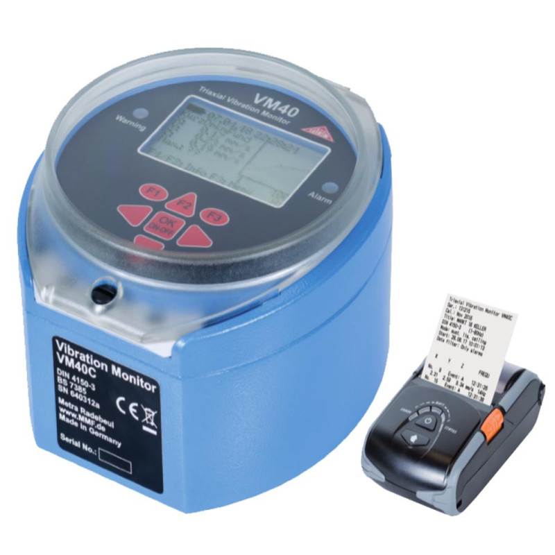 MMF VM40C Building Vibration Monitor | Triaxial Vibration Meter, Alat Ukur Getaran Gedung
