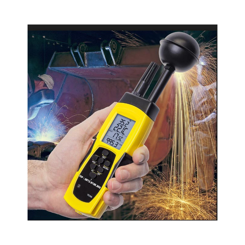 Portable Heat Stress Monitor TC100 Trotec | WBGT Meter