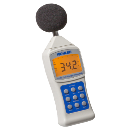 Type 2 Sound Level Meter and Calibrator | SP-22 Wohler Alat Ukur Kebisingan Suara