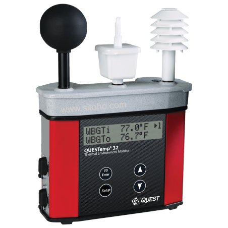 Area Heat Stress Monitor QT-32-BAT220 TSI | ISBB Meter, WBGT Meter
