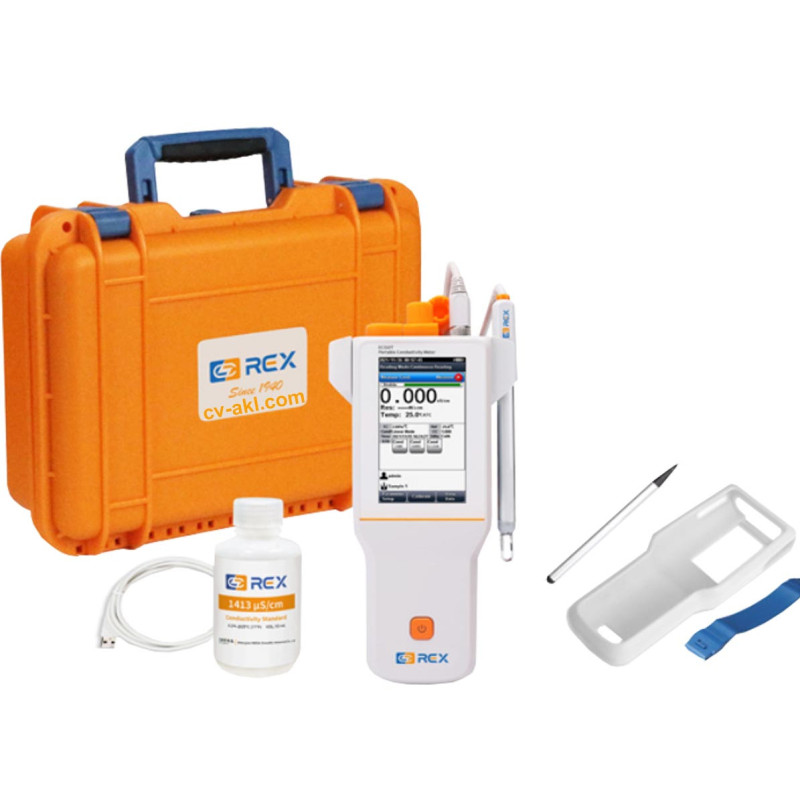 EC310T Touchscreen Portable Conductivity / TSD / Salinity Meter Inesa Rex