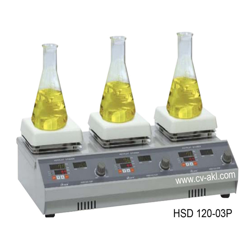 Digital Multi-Position Hotplate Stirrer HSD120-03P MTops