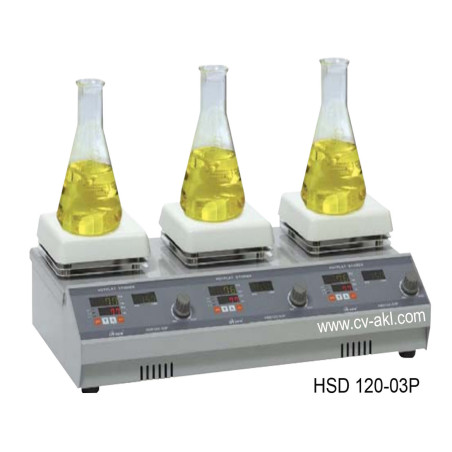 Digital Multi-Position Hotplate Stirrer HSD120-03P MTops