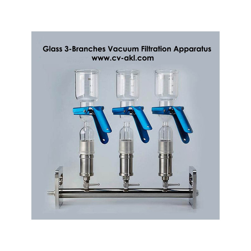 Glass 3-Branches Vacuum Filtration Apparatus SLT3001 | Gelas Penyaring Cabang Tiga Glass 3-Branches Vacuum Filtration Apparatus SLT3001 | Gelas Penyaring Cabang Tiga