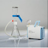 Vacuum Filtration System 20L/min | M033A-5ML Glass Solvent Filter with Diaphragm Vacuum Pump