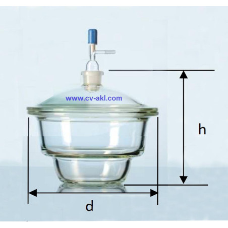 Vacuum Desiccator Borosilicate Glass