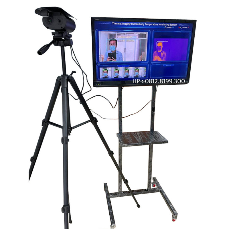 Thermal Scanner Camera TI006 | Alat Deteksi Panas Tubuh Jarak Jauh