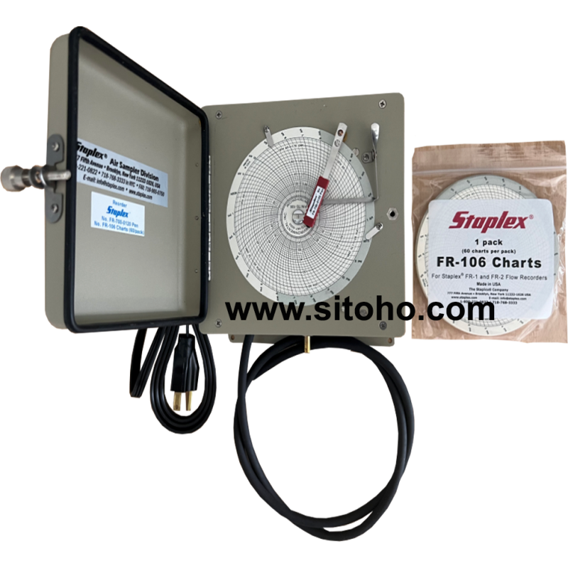 Staplex FR-2 Flow Recorder HVAS | Pencatat Laju Aliran Udara