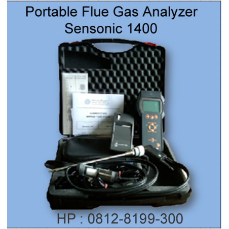 Handheld Flue Gas Analyzer S-1400 Sensonic | Alat Uji Emisi Cerobong Asap