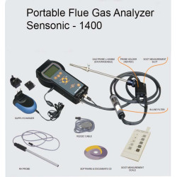 Handheld Flue Gas Analyzer S-1400 Sensonic | Alat Uji Emisi Cerobong Asap